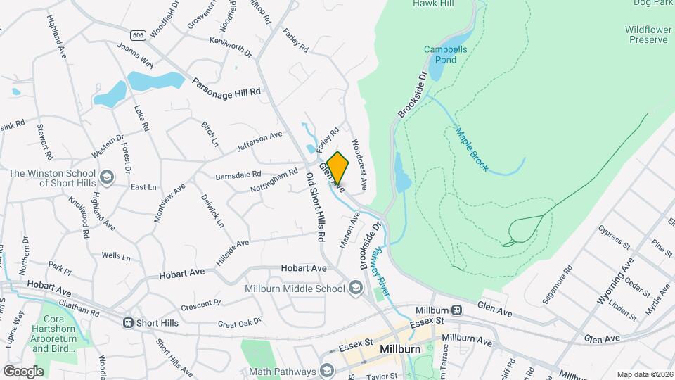 296 Glen Ave Map and Location Details