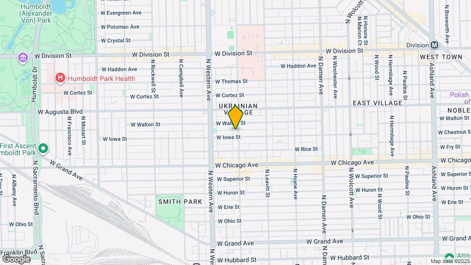 906 N Oakley Blvd, Unit #1 Map and Location Details