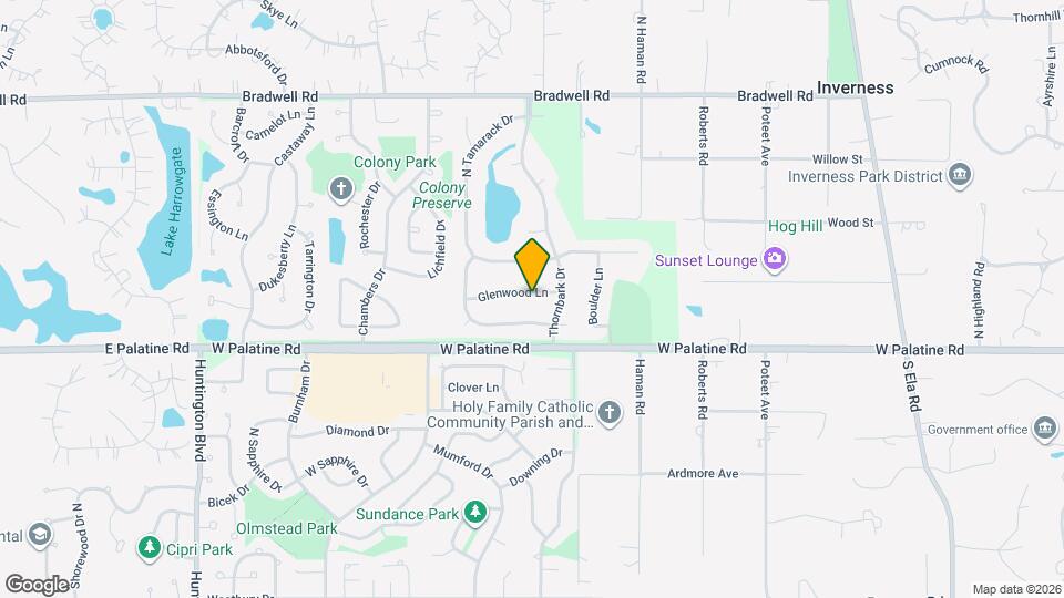 1141 Glenwood Ln Map and Location Details