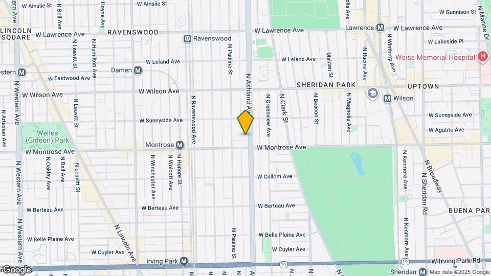 4416 N Ashland Ave, Unit 3E Map and Location Details