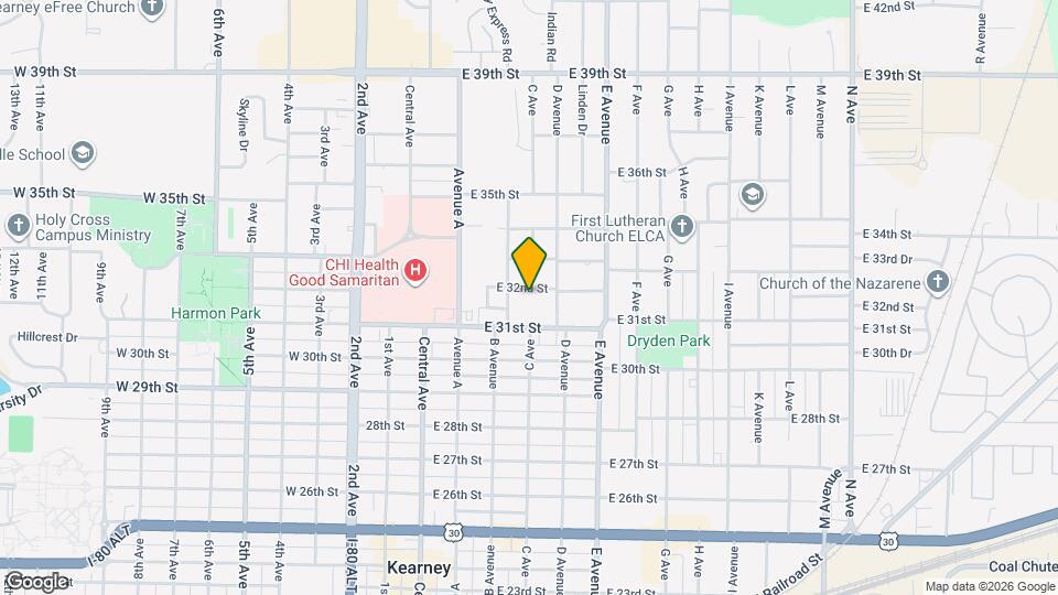 215 E 32nd St Map and Location Details