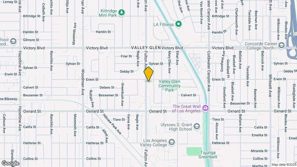 6146 Fulton Ave Map and Location Details