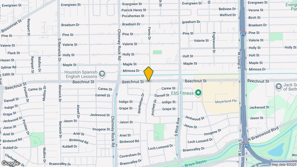5203 Beechnut St Map and Location Details