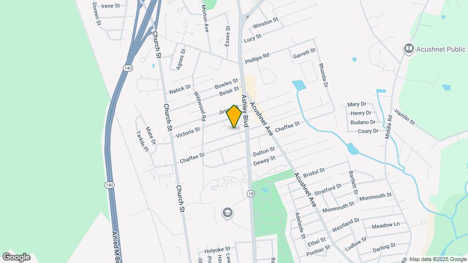 1063 Tacoma St Map and Location Details