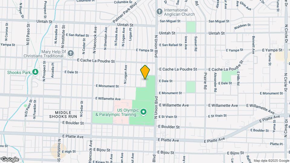 718 N Meade Ave Map and Location Details