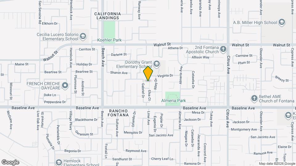 7152 Elsa Ct Map and Location Details