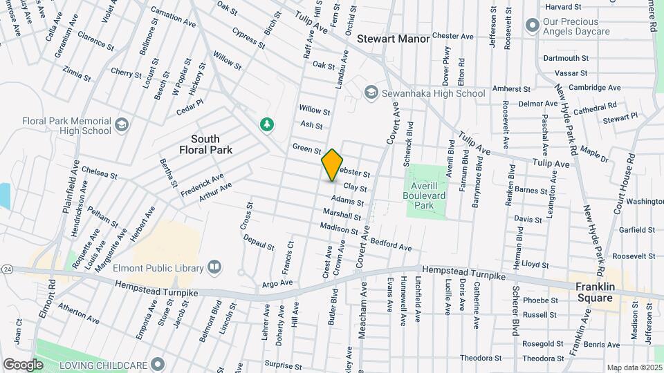 187 Crest Ave Mapa y Detalles de la Ubicación