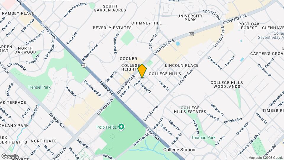 402 Poplar St Map and Location Details