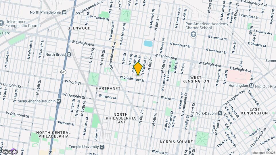 2501 N 7th St Map and Location Details
