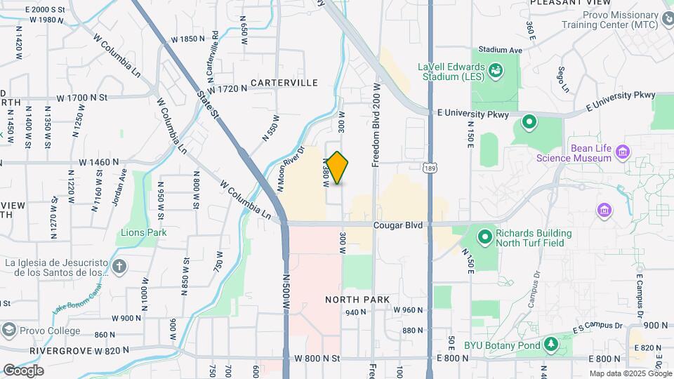 1343 N 300 W Map and Location Details