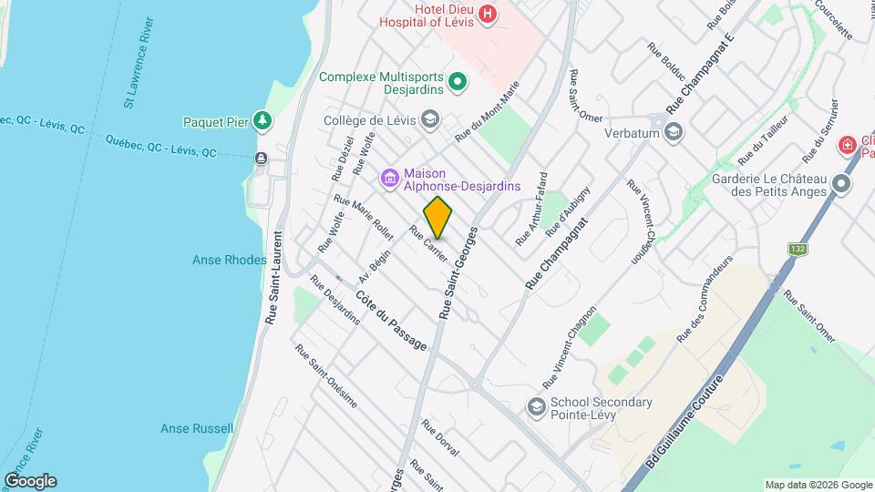 63 Carrier Rue Map and Location Details