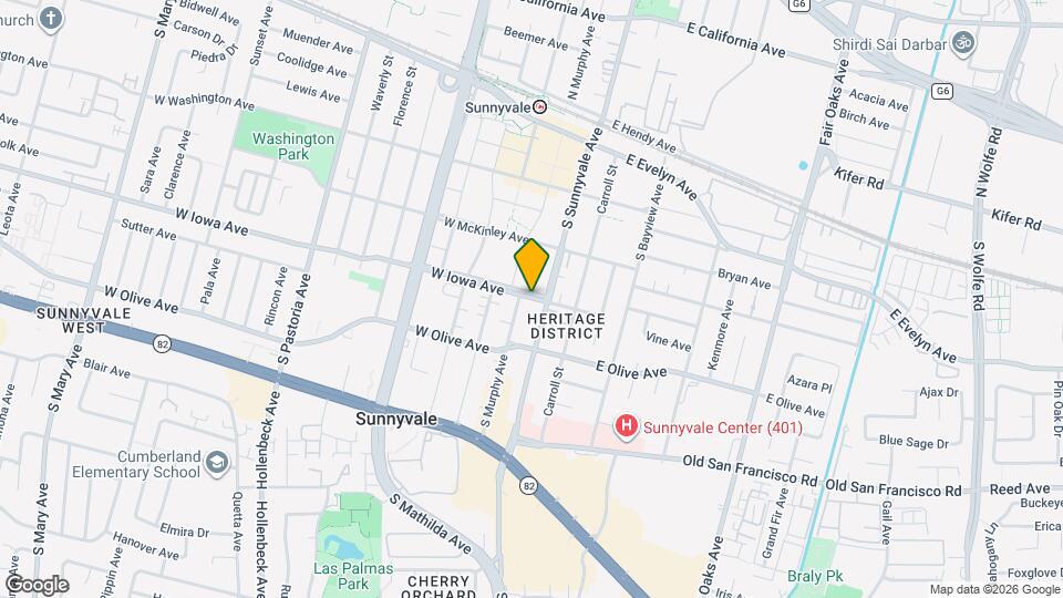 148 E Iowa Ave, Unit 1 Map and Location Details