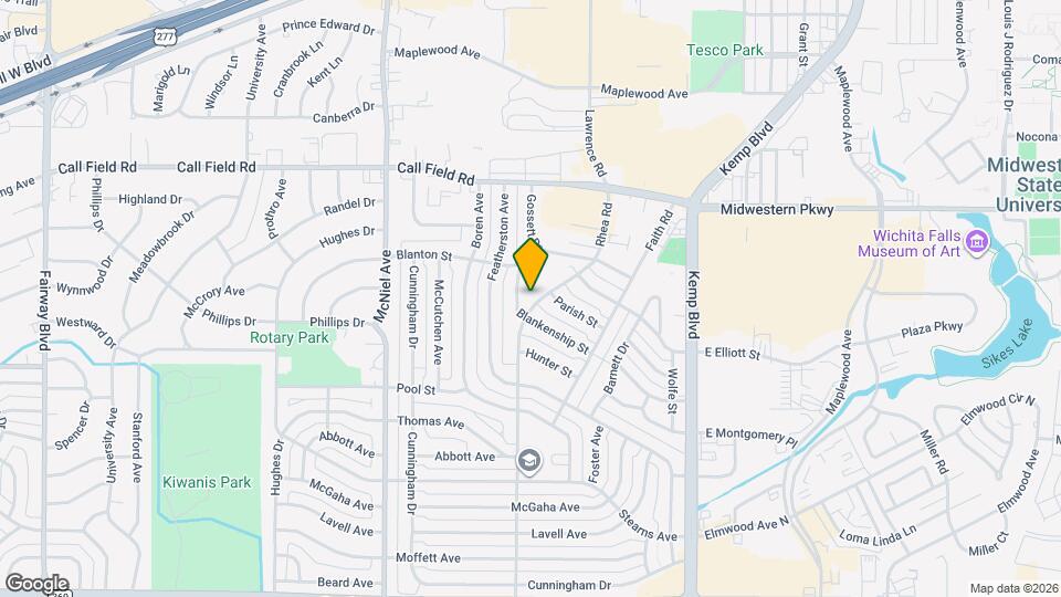 4314 Rhea Rd Map and Location Details