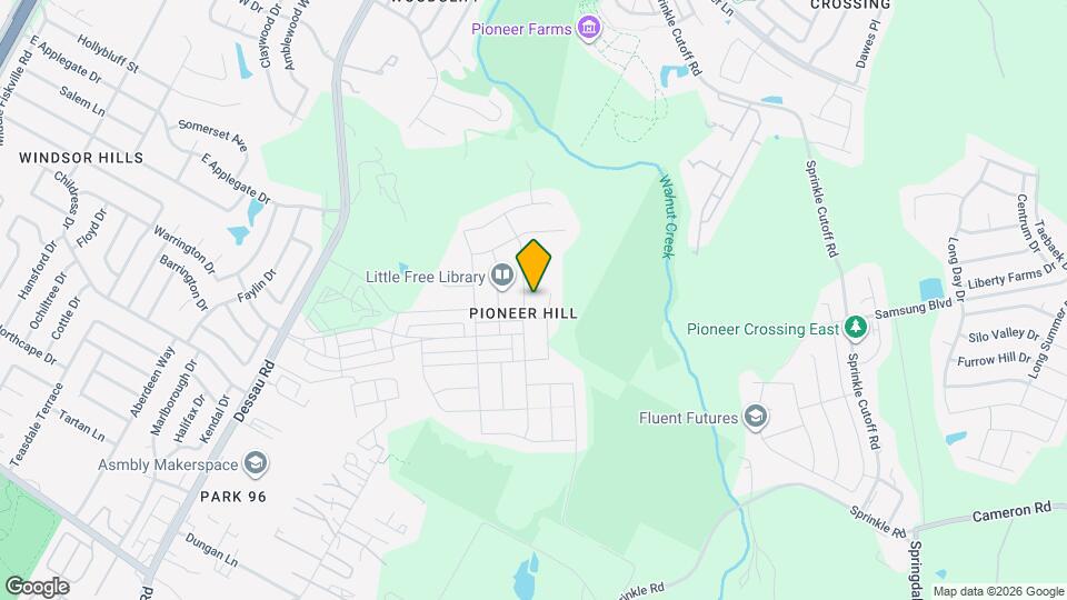 10713 Fulton Ave Map and Location Details