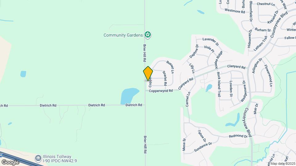 12445 Copper Ln Map and Location Details