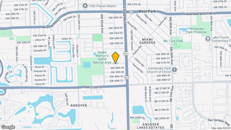 6044 SW 37th St Map and Location Details