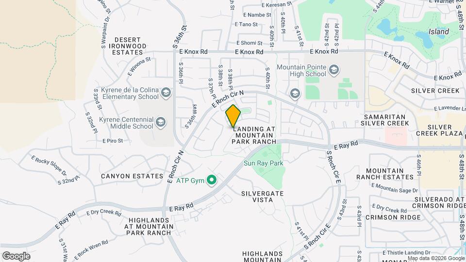 3954 E Agave Rd Map and Location Details
