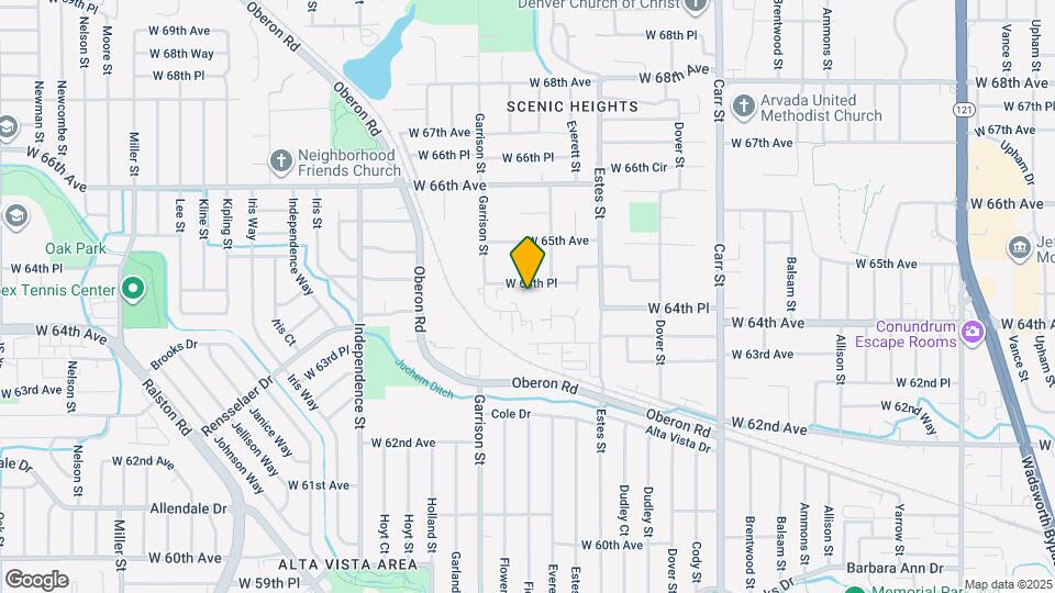 9040 W 64th Pl Map and Location Details
