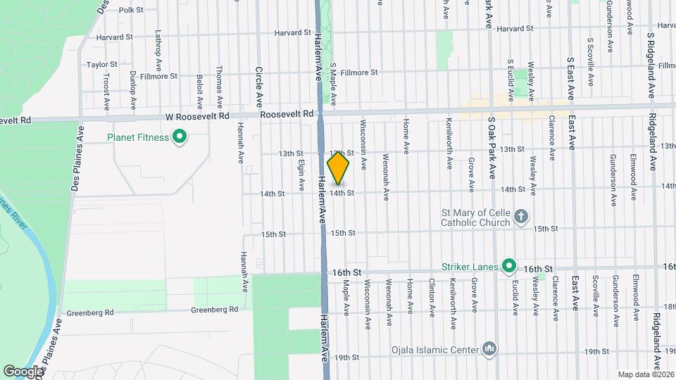 1344 Maple Ave, Unit Maple First Floor Map and Location Details