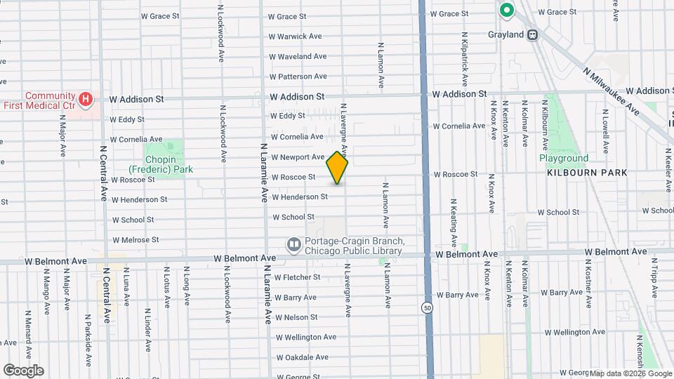 5010 W Henderson St Map and Location Details