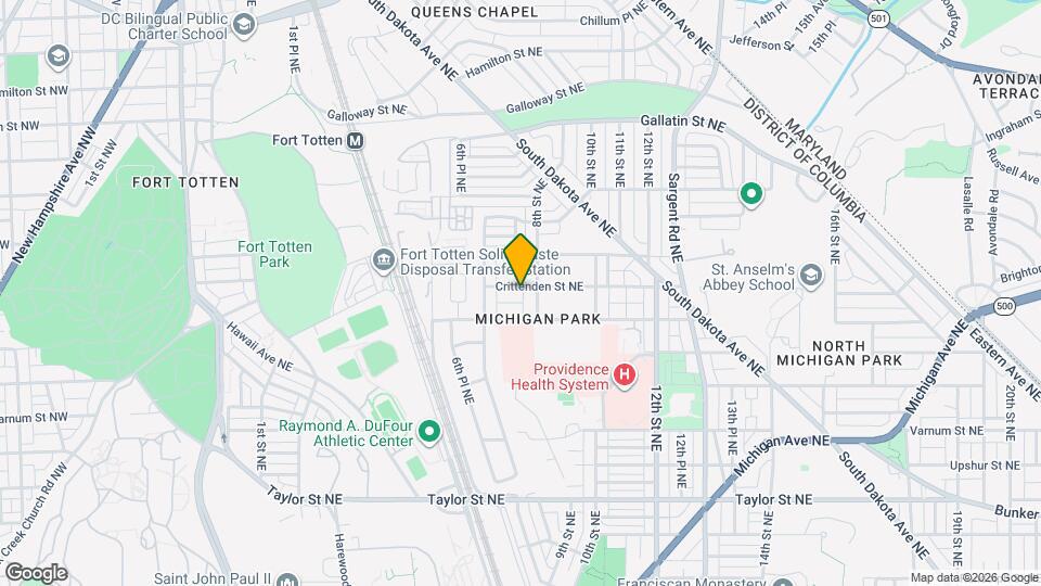 733 Crittenden St NE Map and Location Details