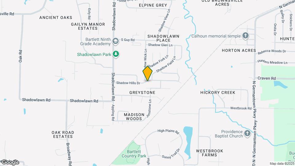 7643 Shadow Hills Dr Mapa y Detalles de la Ubicación