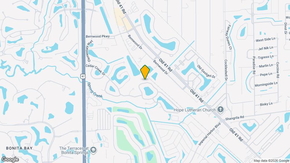 9550 Cedar Creek Dr Map and Location Details