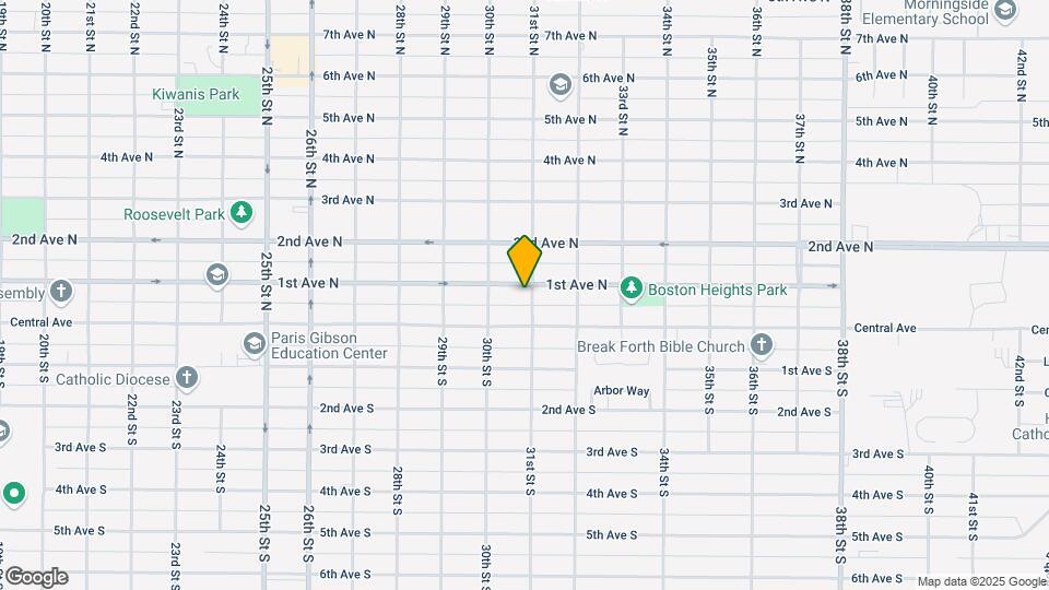 3026 1st Ave N Map and Location Details