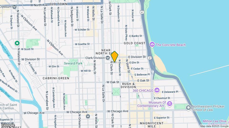 63 W Elm St Map and Location Details