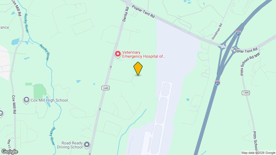 1105 Mistywood Ln Map and Location Details