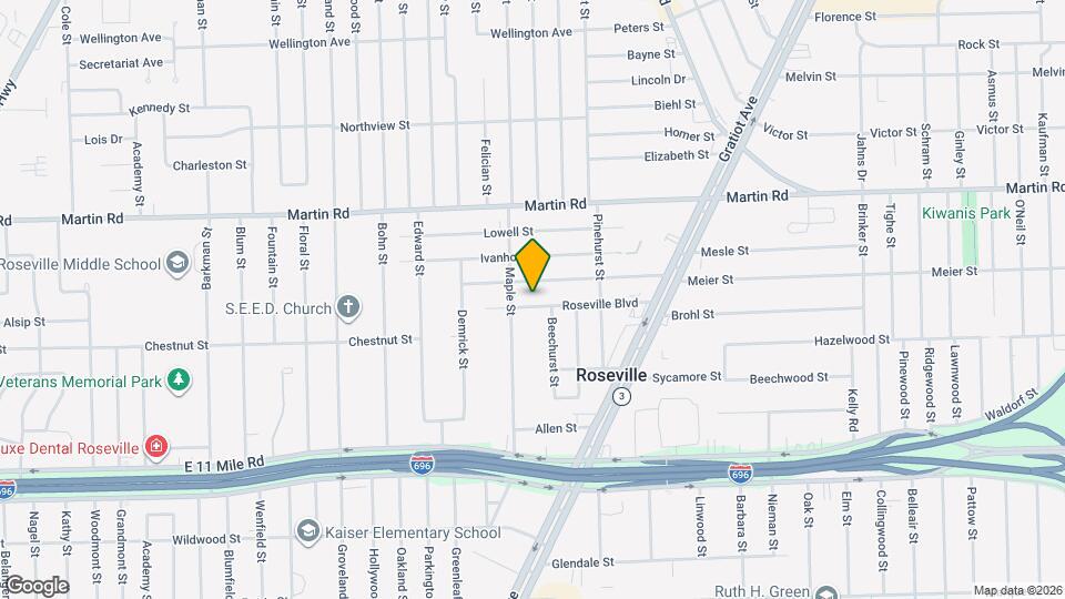 17443 Roseville Blvd Map and Location Details