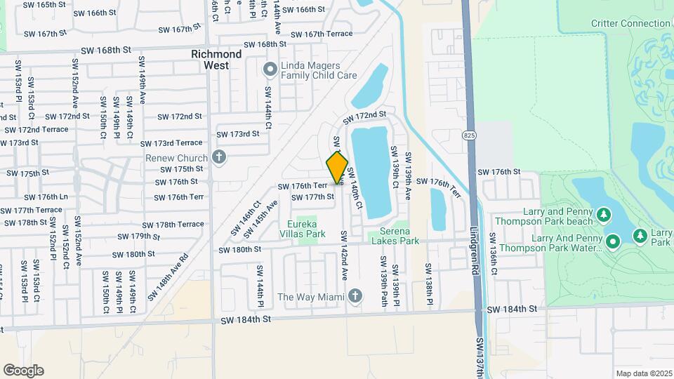 17649 SW 142nd Ct Map and Location Details