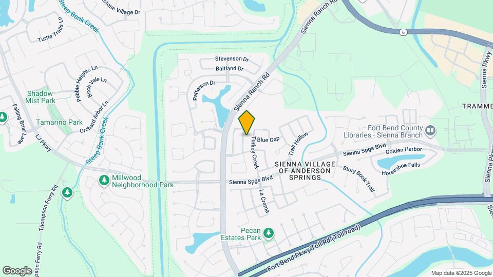 6022 Preserve Ln Map and Location Details