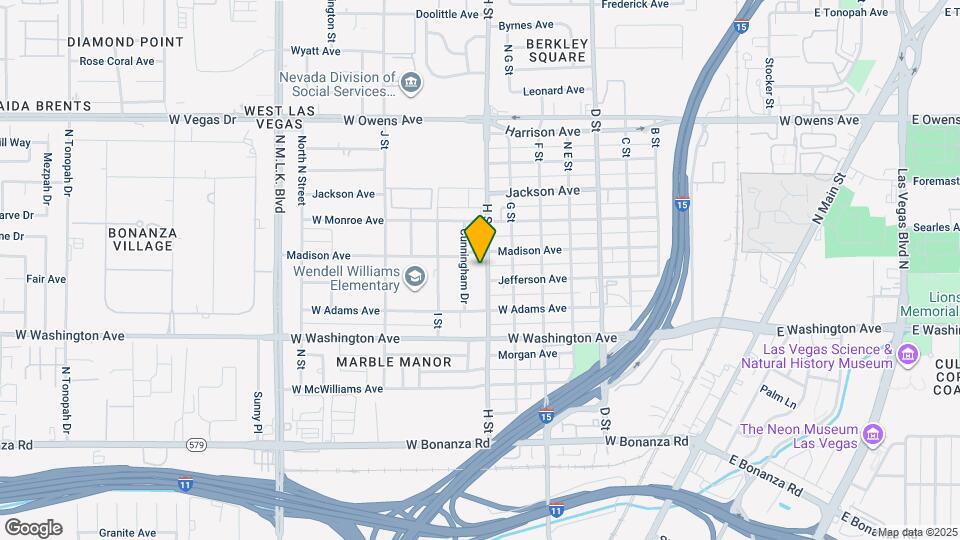 1109 H St Map and Location Details