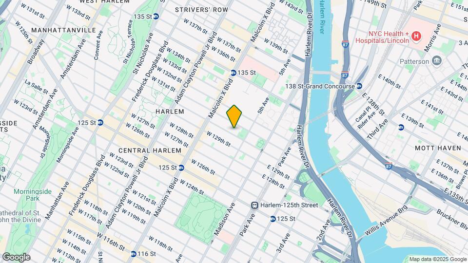 19 W 130th St Map and Location Details