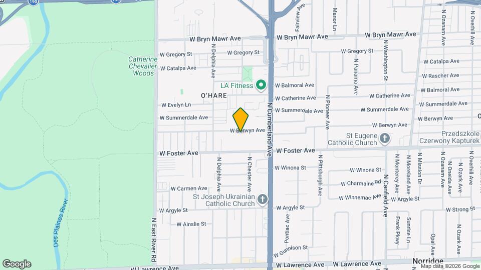 8465 W Berwyn Ave Map and Location Details