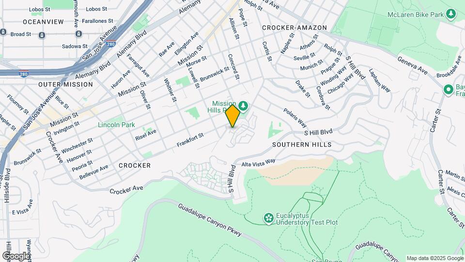 1025 San Luis Cir Map and Location Details