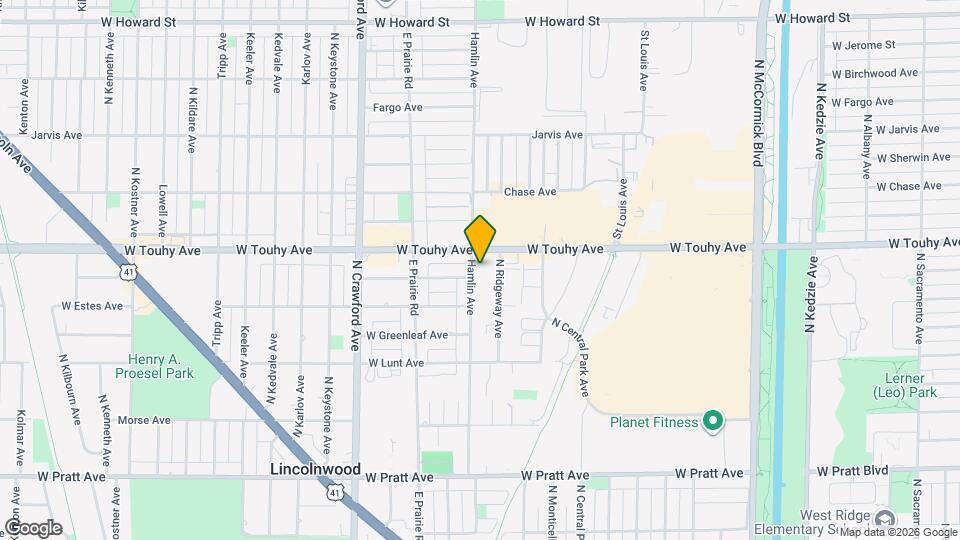 7151 Hamlin Ave Map and Location Details