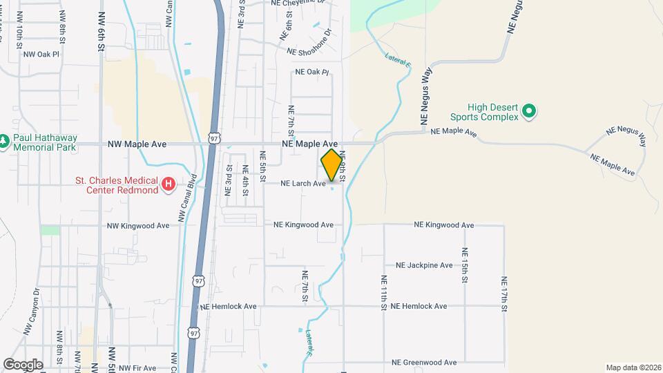 822 NE Larch Ave Map and Location Details