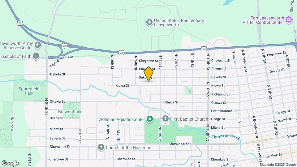 1322 Kiowa St Map and Location Details