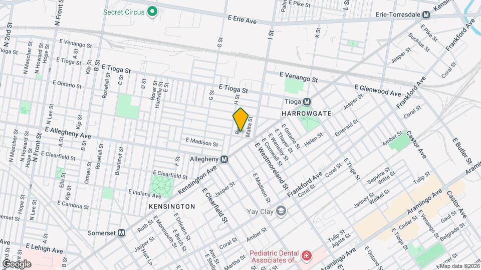 925 E Westmoreland St Map and Location Details