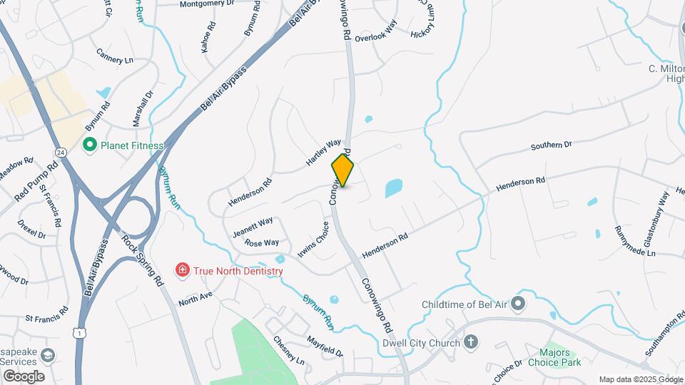 1105 Conowingo Rd Map and Location Details