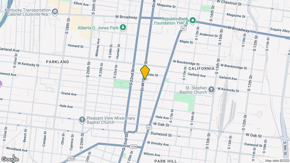 1847 W Kentucky St Map and Location Details