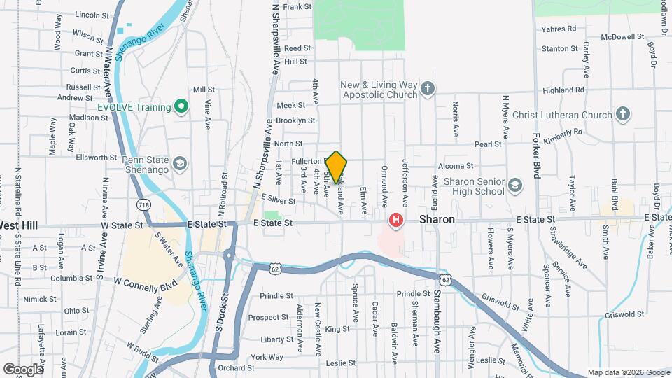 107 N Oakland Ave, Unit 2 Map and Location Details