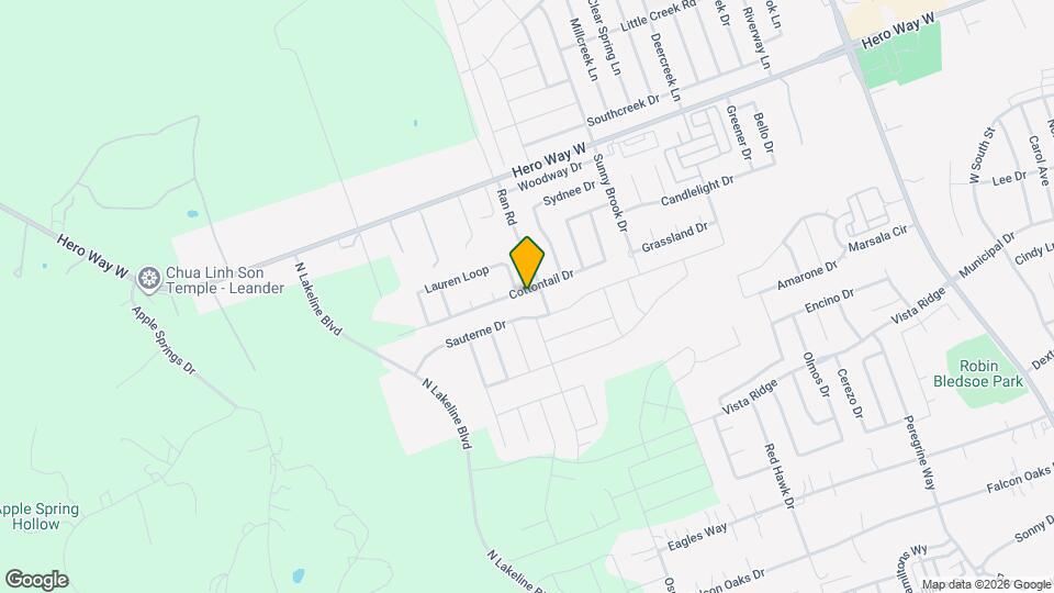 2204 Cottontail Dr Map and Location Details