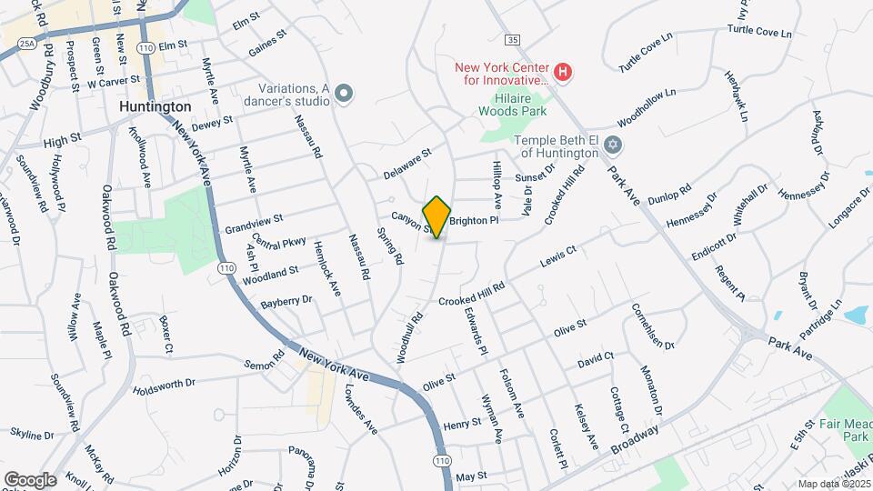 55 Woodhull Rd Map and Location Details