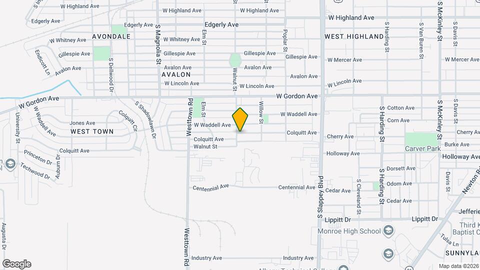 1312 Colquitt Ave Map and Location Details