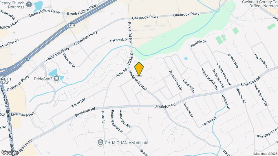 1502 Harbins Rd NW Map and Location Details