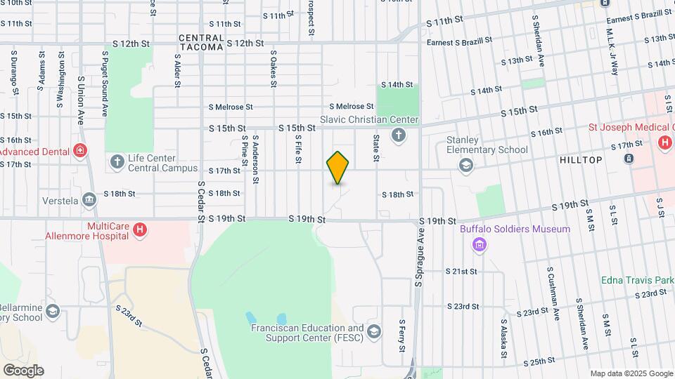 1748 S Prospect Ln Map and Location Details