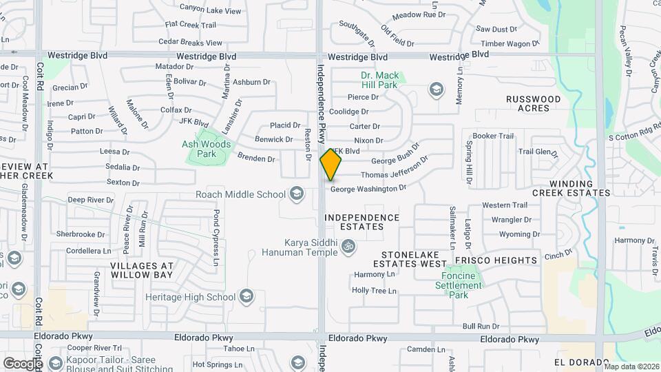 2412 Grover Cleveland Dr Mapa y Detalles de la Ubicación